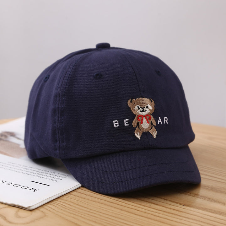 Women's Cute Bear-Embroidered Baseball Cap Bowlift