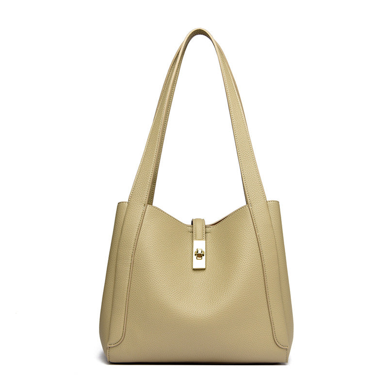 Elegant Structured Shoulder Tote Bowlift