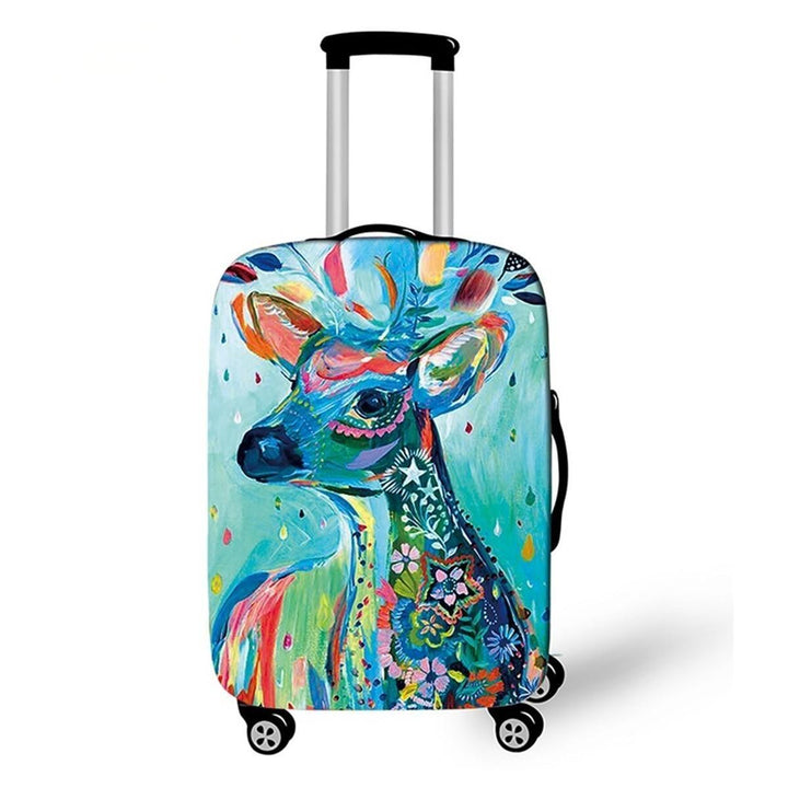 Women's hard-shell suitcase with creative cat design attraction Bowlift