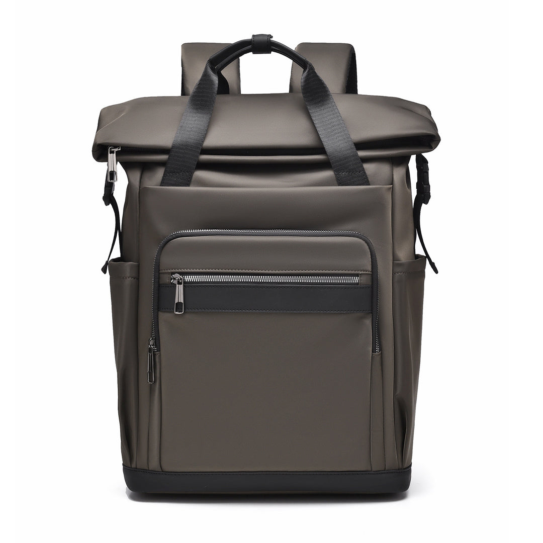 High-Capacity Waterproof Roll-Top Backpack Bowlift
