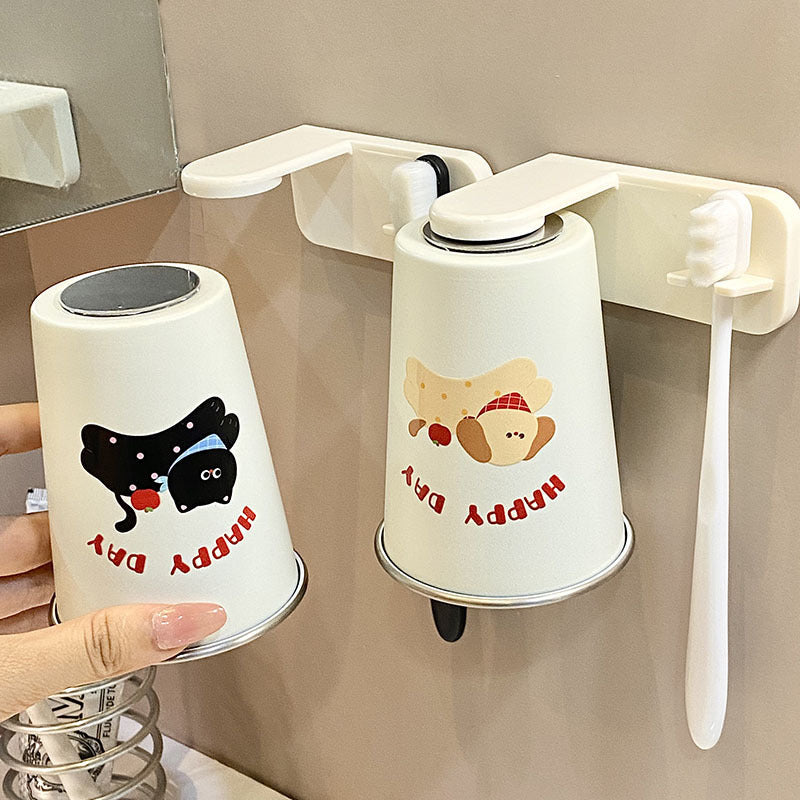 Stainless Steel Drinking Cup with Cheerful Dog Design Bowlift