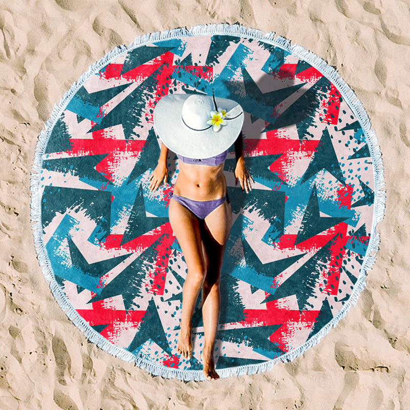 Rundstrand towel with unique sunset design Bowlift