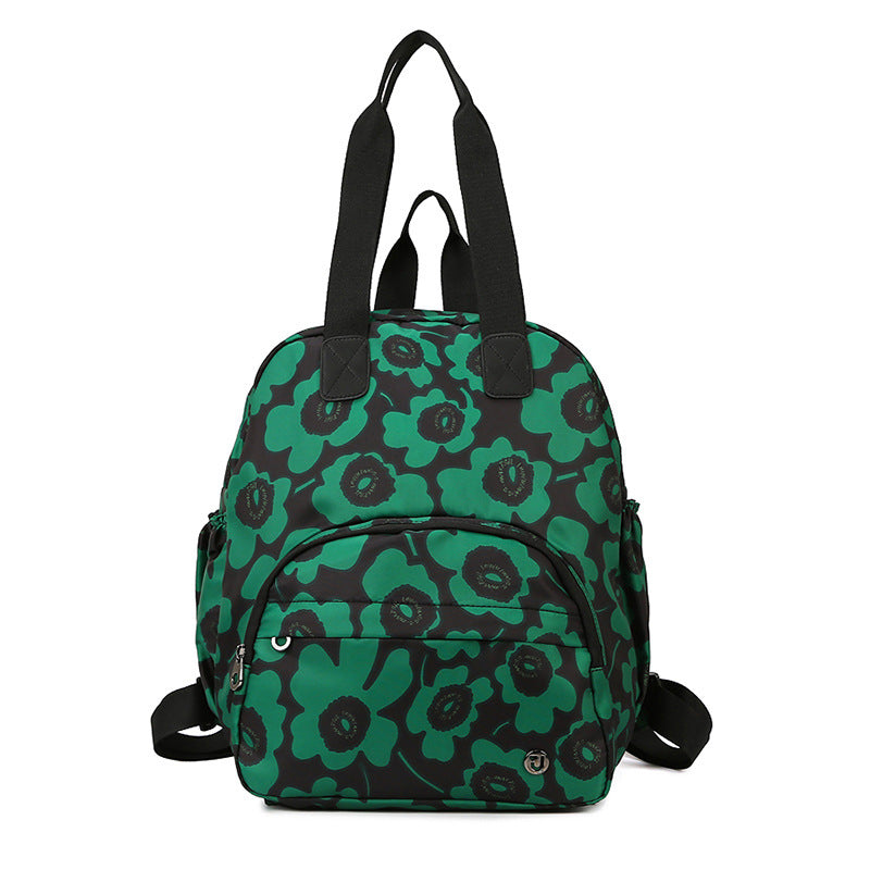 Floral Print Multi-Functional Backpack Bowlift
