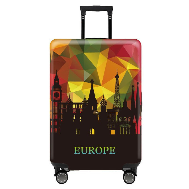 Women's Hard Shell Travel Suitcase with Eye-Catching Phrase Design Bowlift