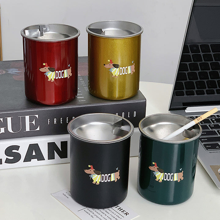 Thermal mug with funny dog breakfast design Bowlift