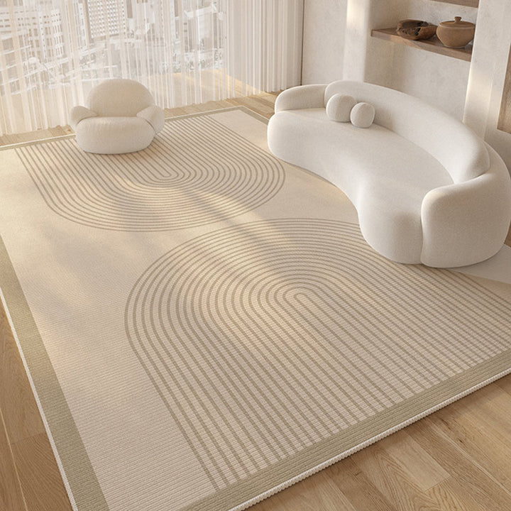 Modern Minimalist Area Rug Bowlift