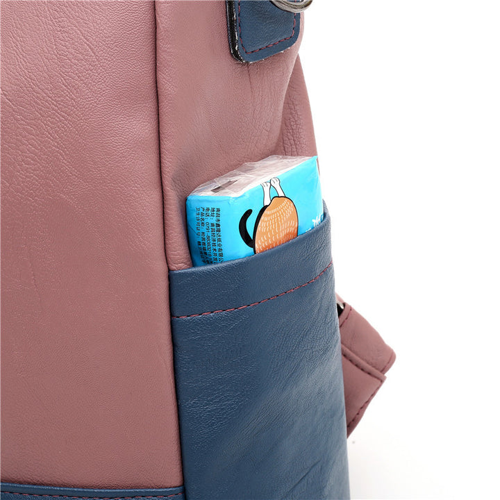 Versatile Leather Backpack Bowlift
