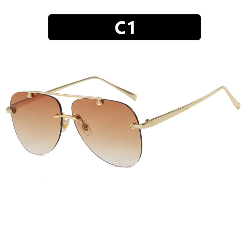 Women's elegant pilot sunglasses with UV protection and reflective lenses Bowlift