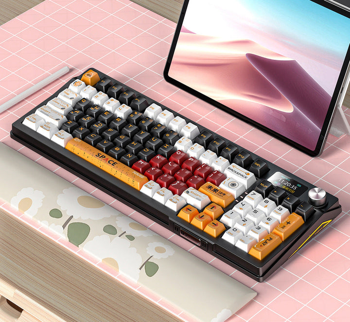 Retro Space-Themed Keyboard Bowlift