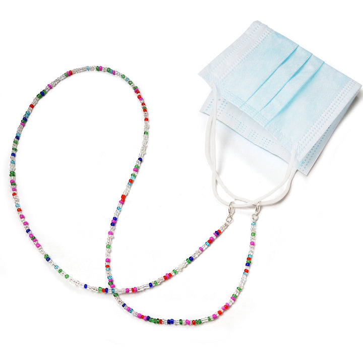 Colorful Artisan Beaded Eyewear Chain Bowlift
