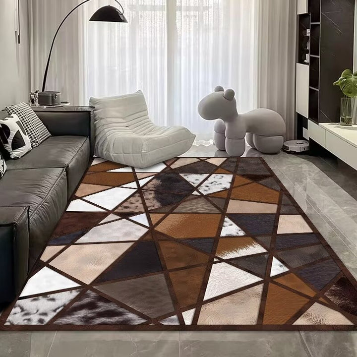 Abstract Pattern Area Rug Bowlift