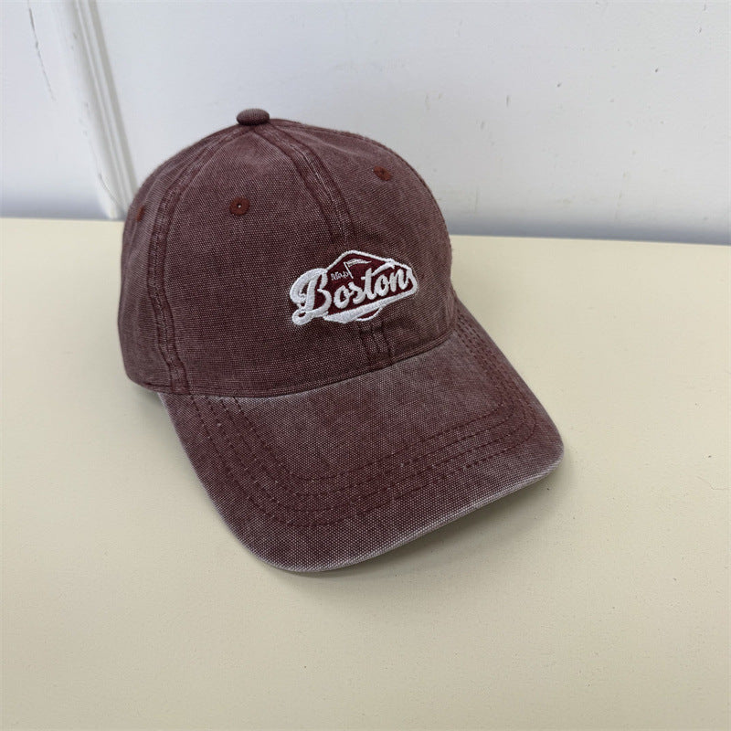 Unisex Vintage-Inspired Embroidered Baseball Cap Bowlift