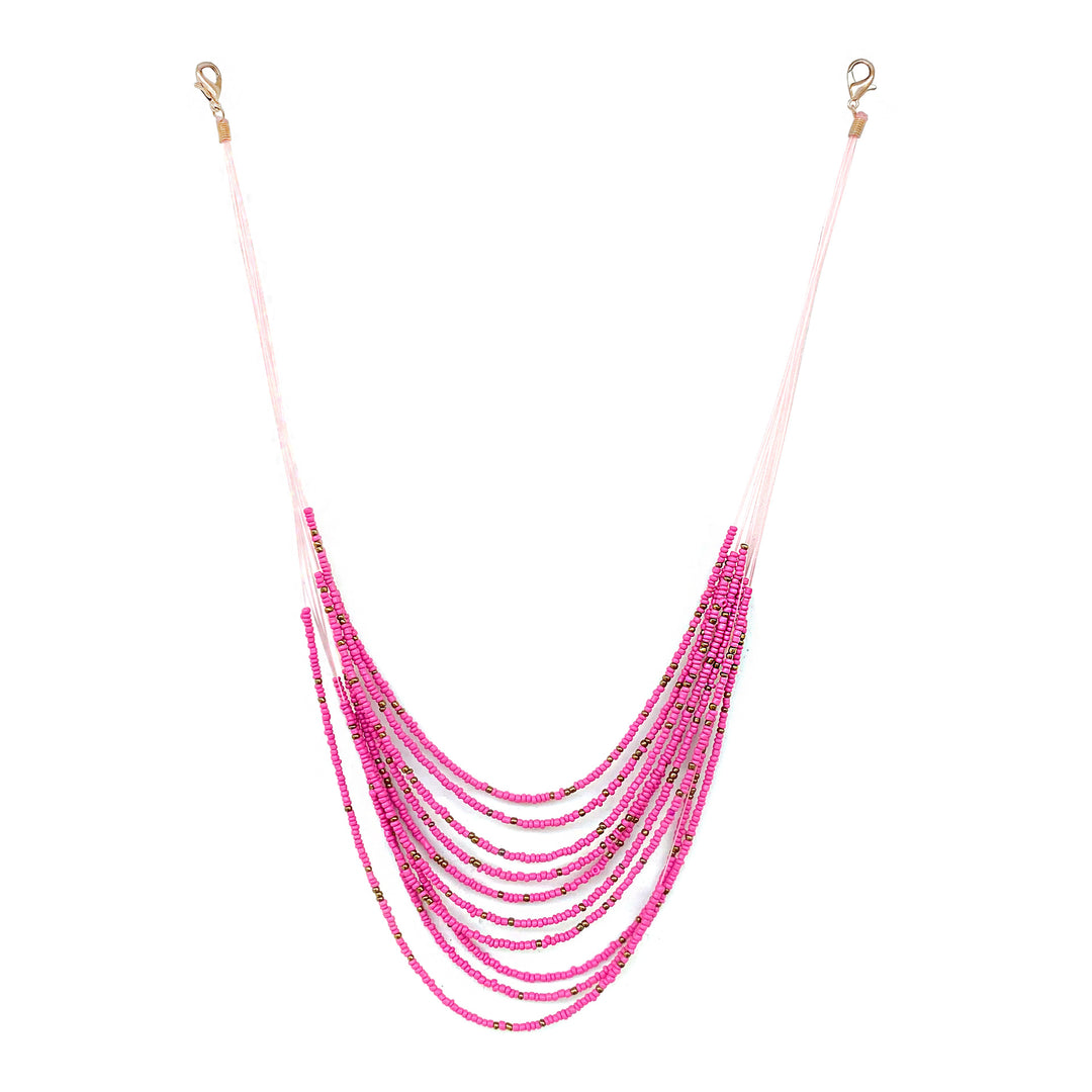 Multilayered Beaded Necklace Bowlift