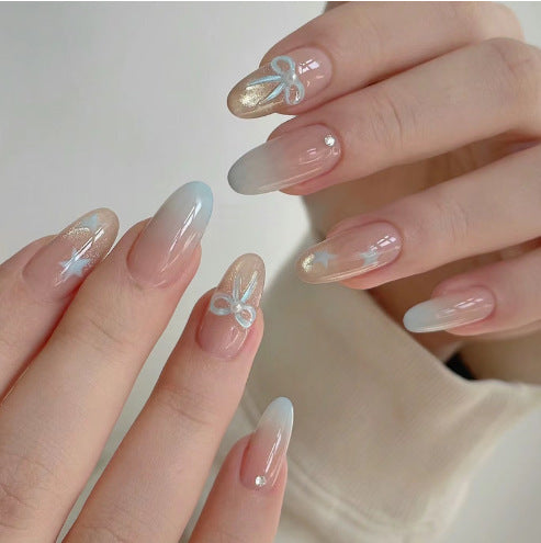 Decorative Press-On Nail Art Bowlift