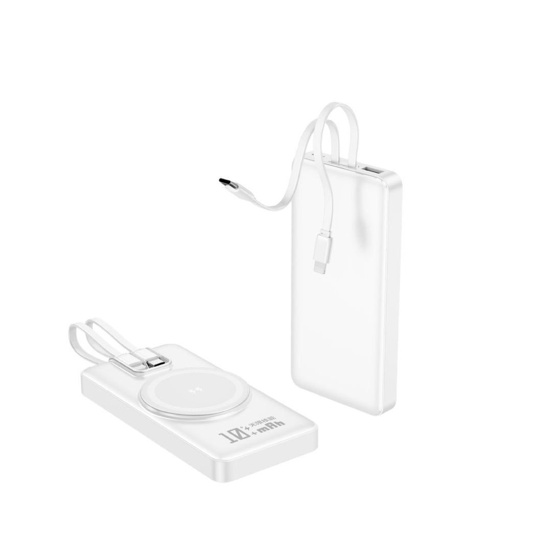 Portable power bank with inductive charging function and intelligent digital display Bowlift