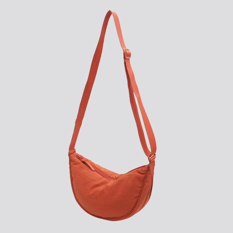 Shoulder bag with practical compartment system and adjustable shoulder strap Bowlift