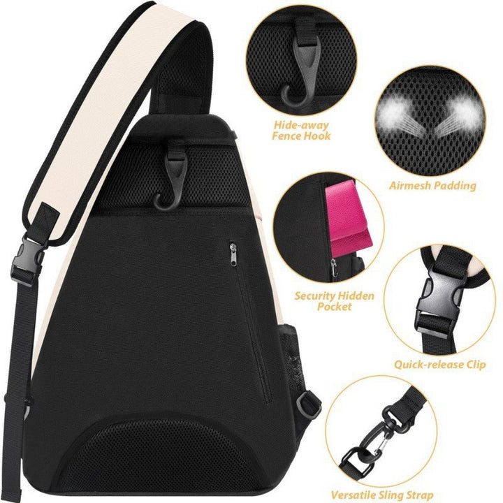 Tennis backpack with special compartment for rackets and drink sleeve Bowlift