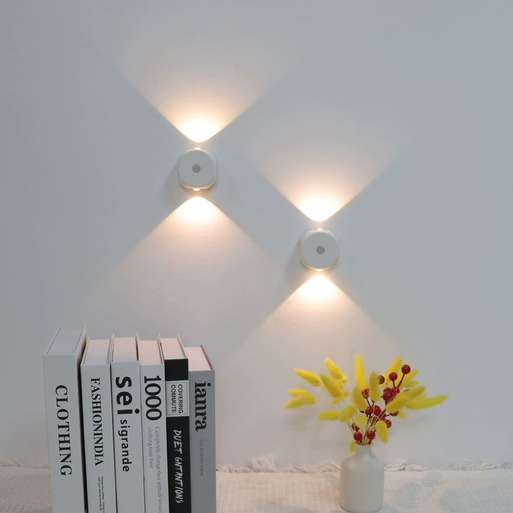 Rechargeable Night Light Smart Motion-Sensing Wall Lamp Bedroom Entrance Stairway Corridor LED Wall Light