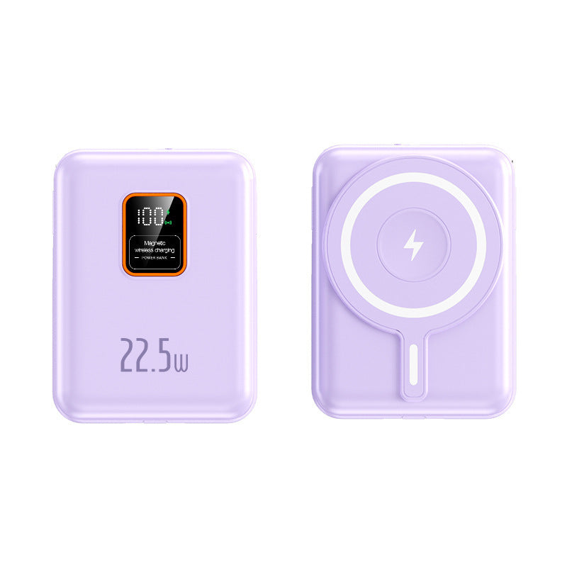 Portable power bank with wireless charging function and digital capacity display Bowlift