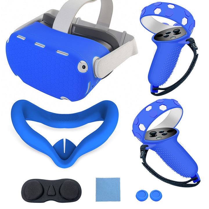VR-Accessory-Set with Ergonomic Mount and Protection for Controller Bowlift