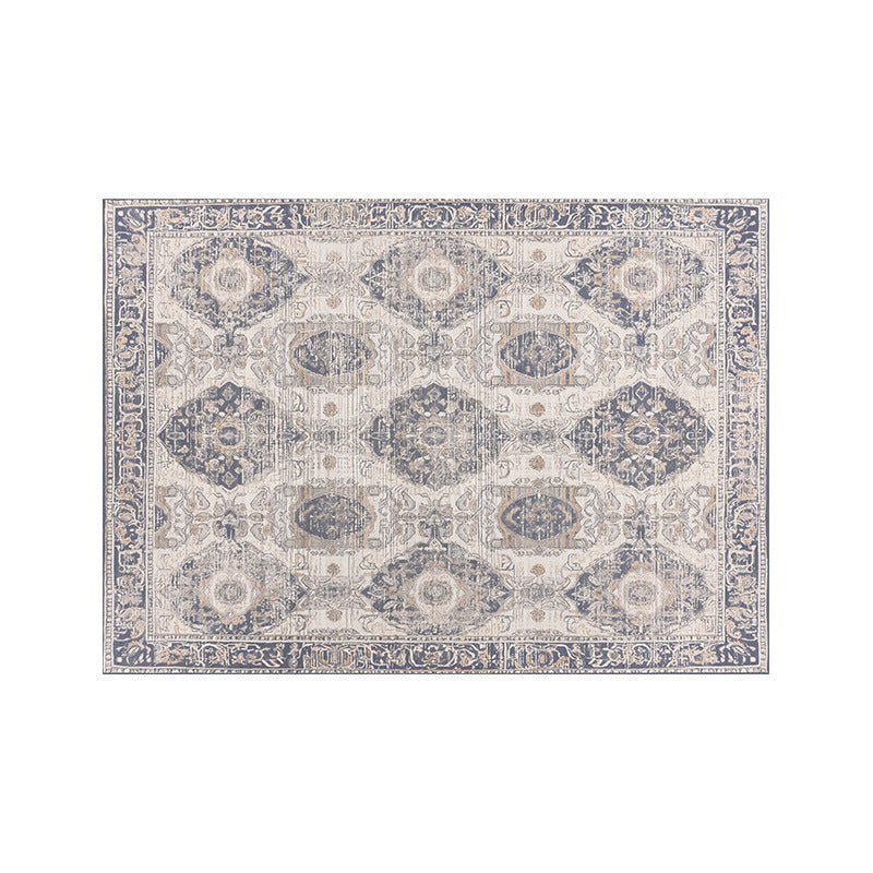 Vintage Floral Pattern Area Rug Bowlift