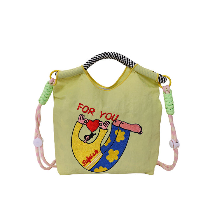 Shoulder bag with creative design and adjustable carrying system Bowlift