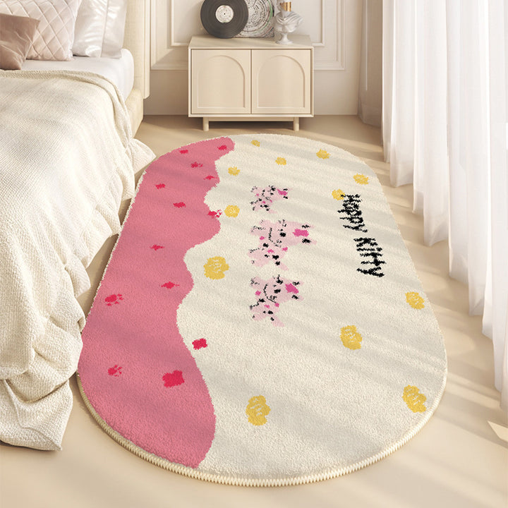 Playful Animal-Themed Area Rug Bowlift