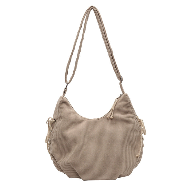 Casual Textured Hobo Bag Bowlift