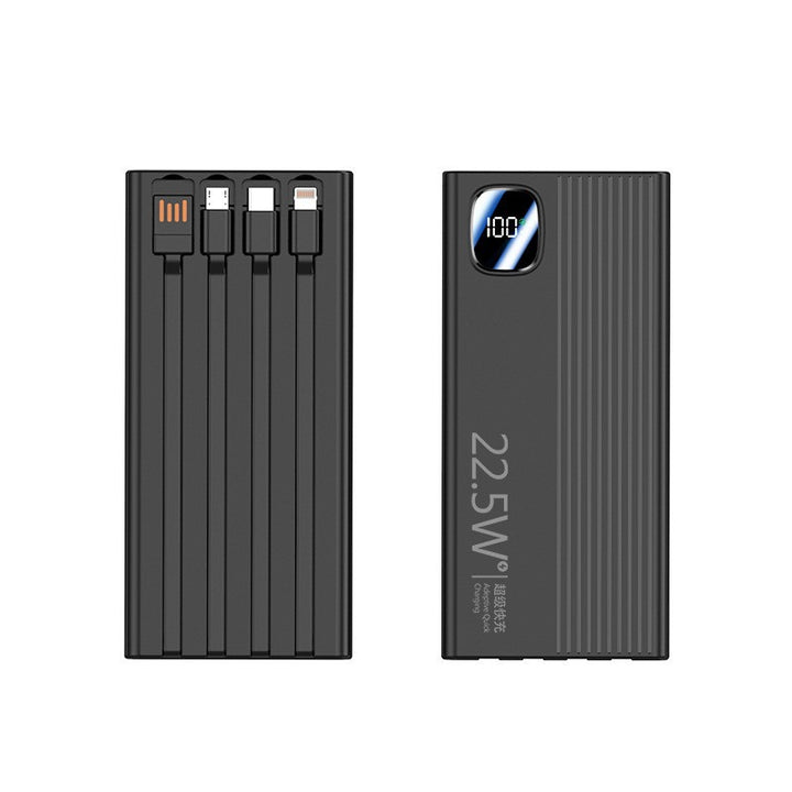 Portable power bank with cutting-edge fast charging function and digital display Bowlift