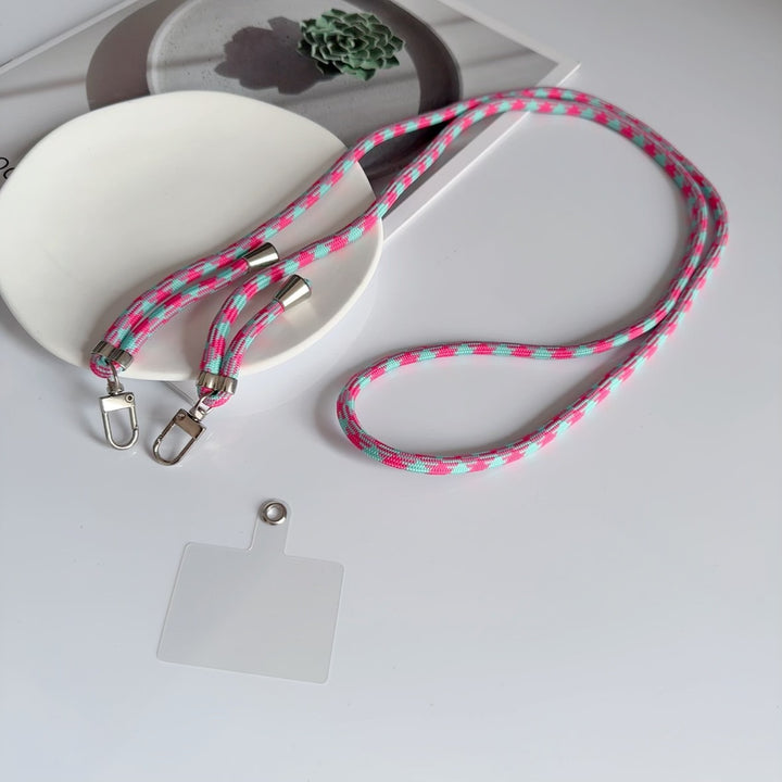 Colorful Dual-Clip Adjustable Lanyard Bowlift