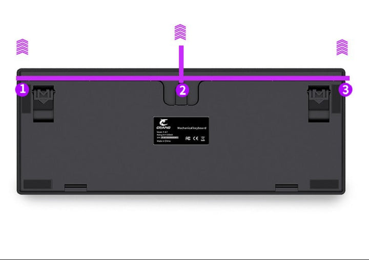 Wired Full-Size Mechanical Keyboard Bowlift
