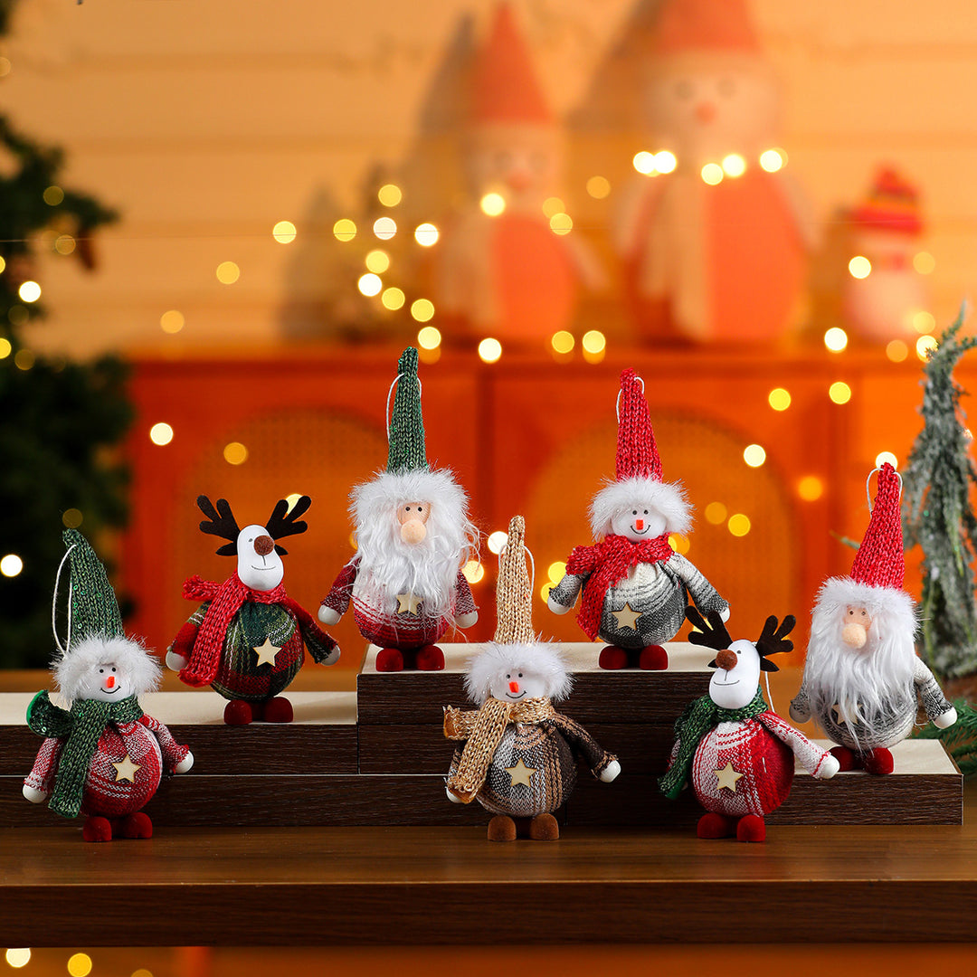 Decorative Hanging Santa Figurine Bowlift
