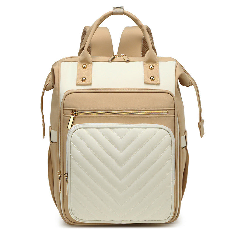 Multi-Functional Quilted Backpack Bowlift