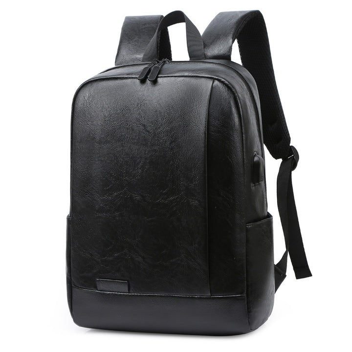 Elegant Leather Laptop Backpack Bowlift