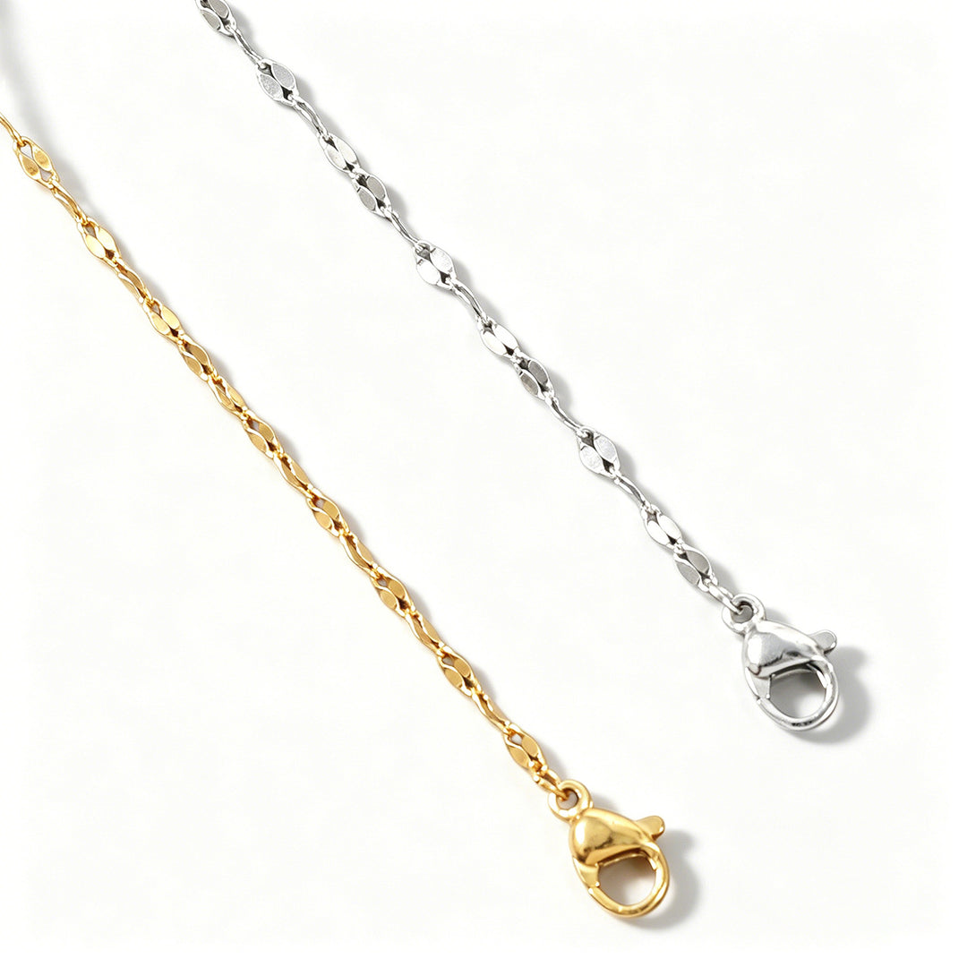 Elegant Interlaced Chain Necklace Bowlift