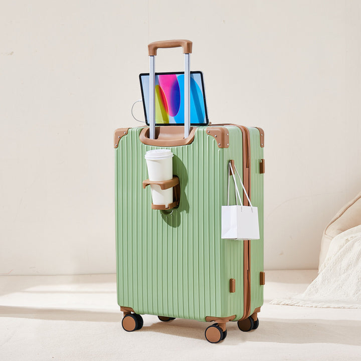 Unisex Double-Layer Expandable Hard-Shell Luggage Set Bowlift