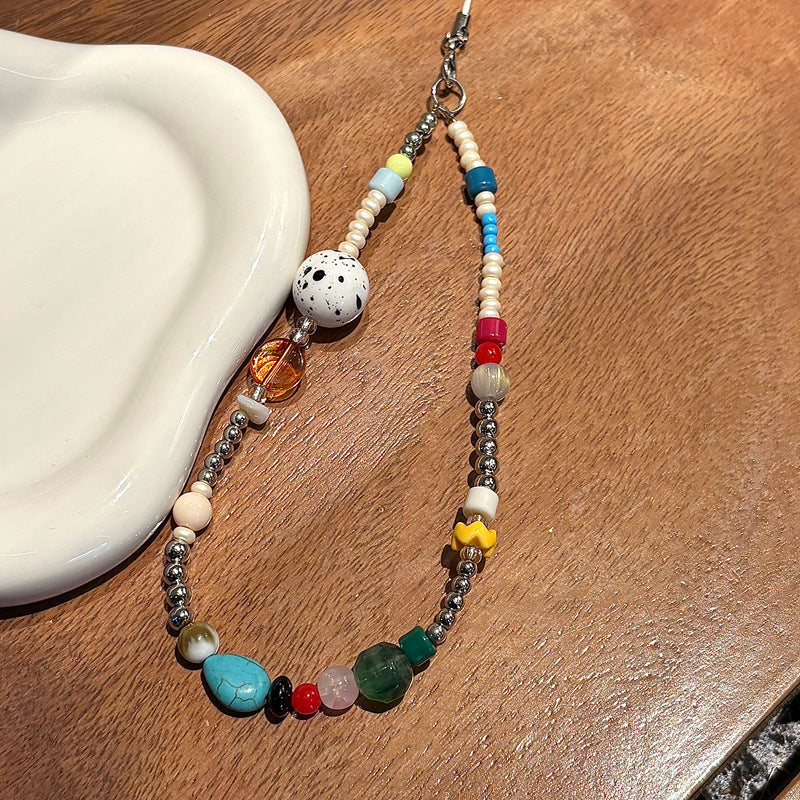 Beaded Charm Eyewear Chain Holder Bowlift