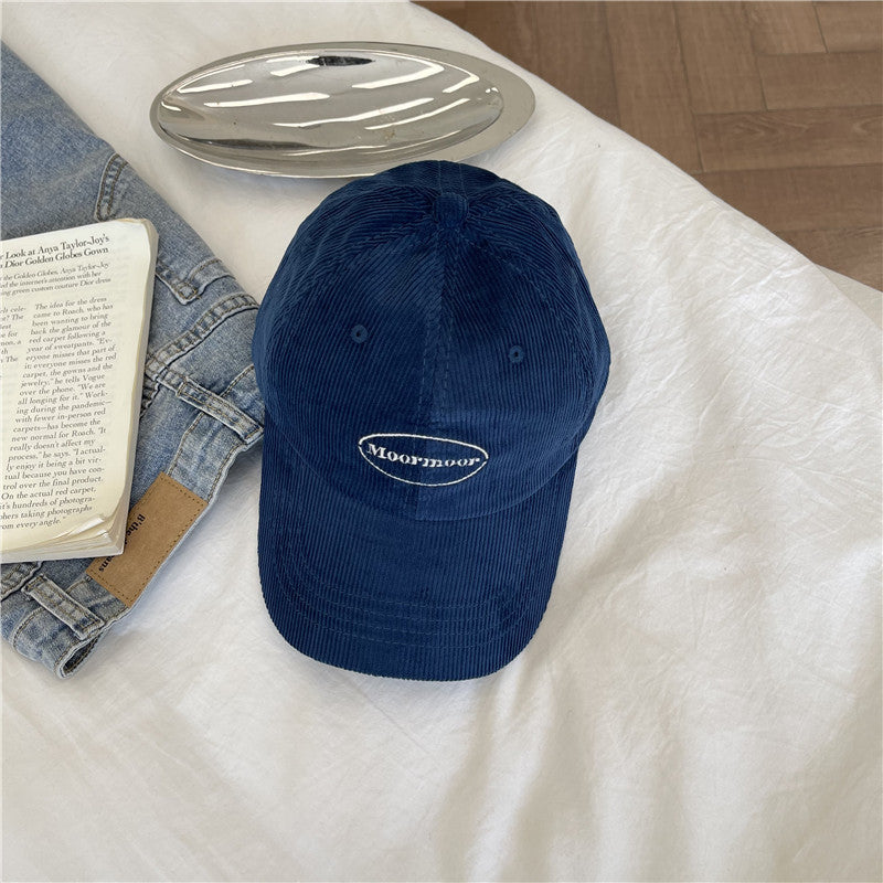 Women's Casual Corduroy Baseball Cap Bowlift