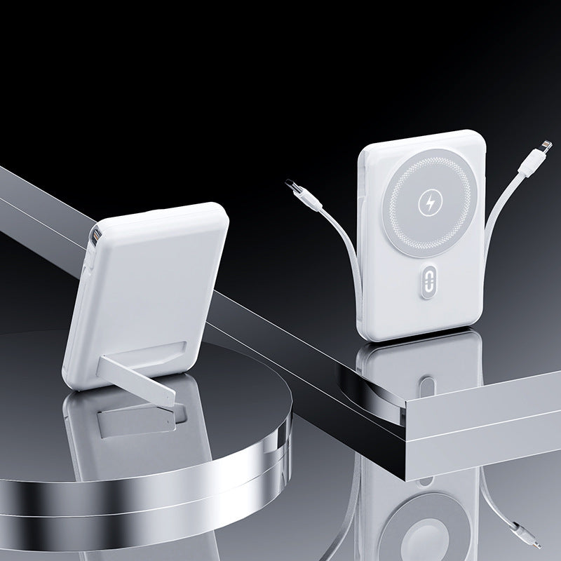 Portable power bank with integrated holder and fast charging function Bowlift