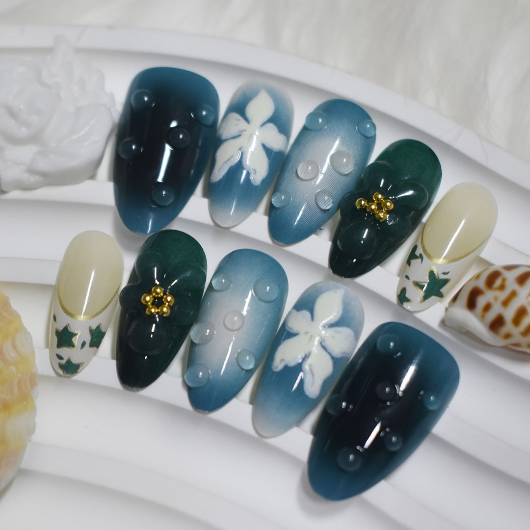 Artistic Gel Nail Art Design Bowlift
