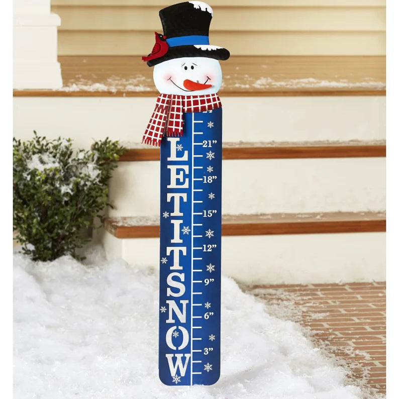 Skiing-Themed Growth Chart