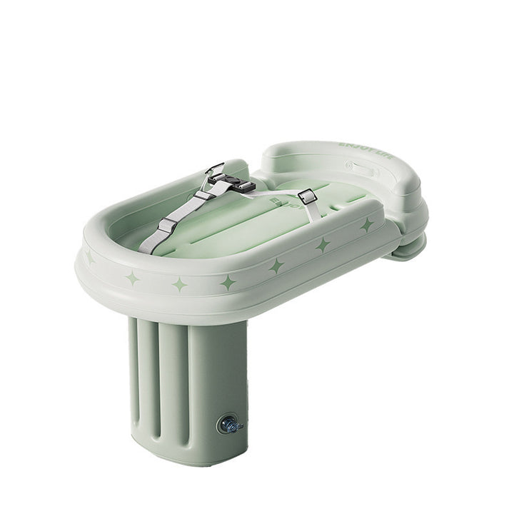 Ladies Inflatable Bathtub with Safety Straps Bowlift