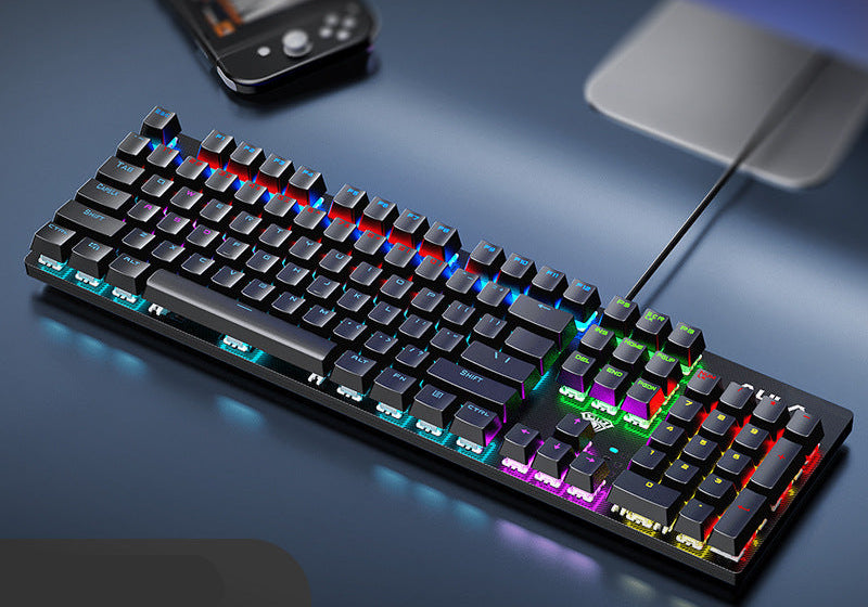 RGB Backlit Mechanical Gaming Keyboard Bowlift