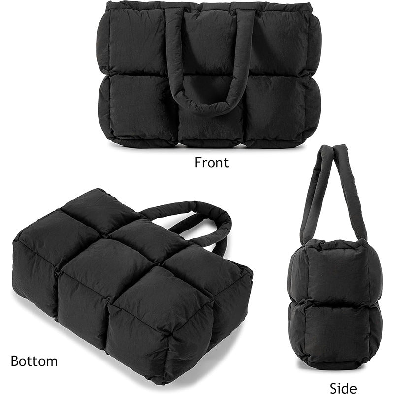 Fashionable quilted tote bag Bowlift
