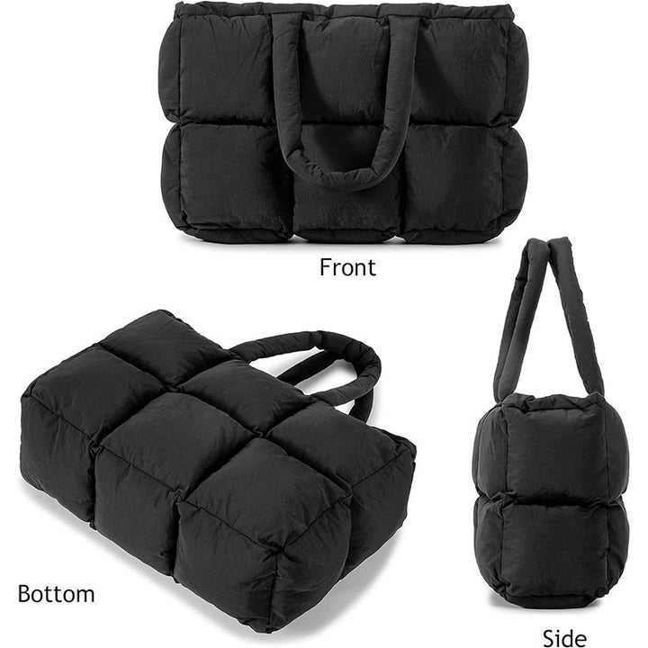 Fashionable quilted tote bag Bowlift