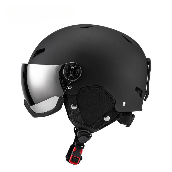 Visor-Equipped Motorcycle Helmet Bowlift