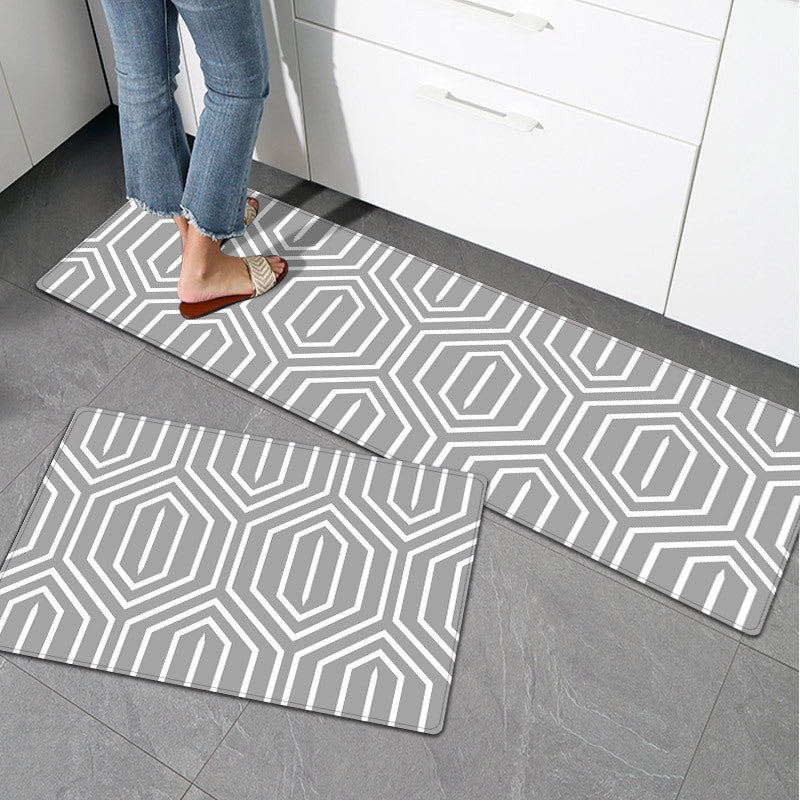 Artistic Geometric Pattern Area Mat Set Bowlift