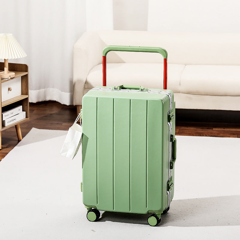 Unisex Lightweight Telescopic Handle Travel Suitcase Bowlift