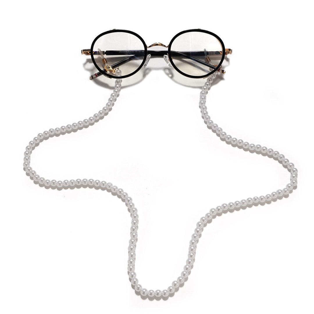 Pearl necklace with practical chain holder Bowlift