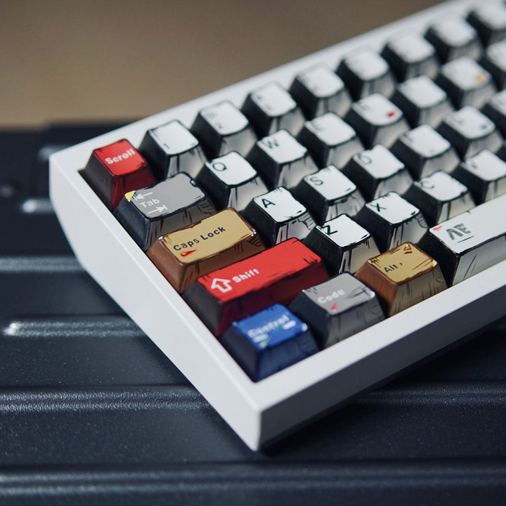 Retro-Themed Custom Mechanical Keyboard Bowlift
